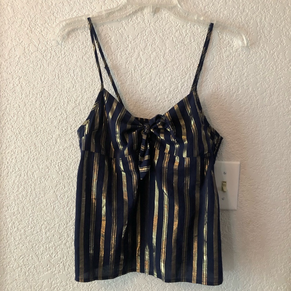 Victoria’s Secret blue and gold cami size M medium